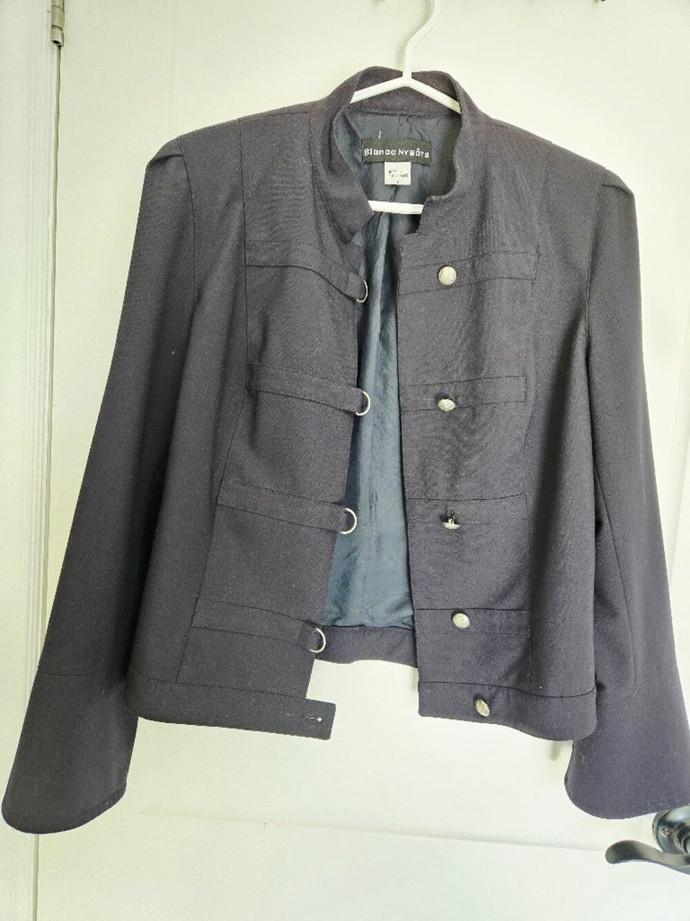 Bianca Nygard Military Style Jacket Size 8